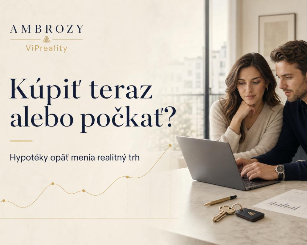 Kúpiť byt teraz alebo počkať? Hypotéky opäť menia realitný trh