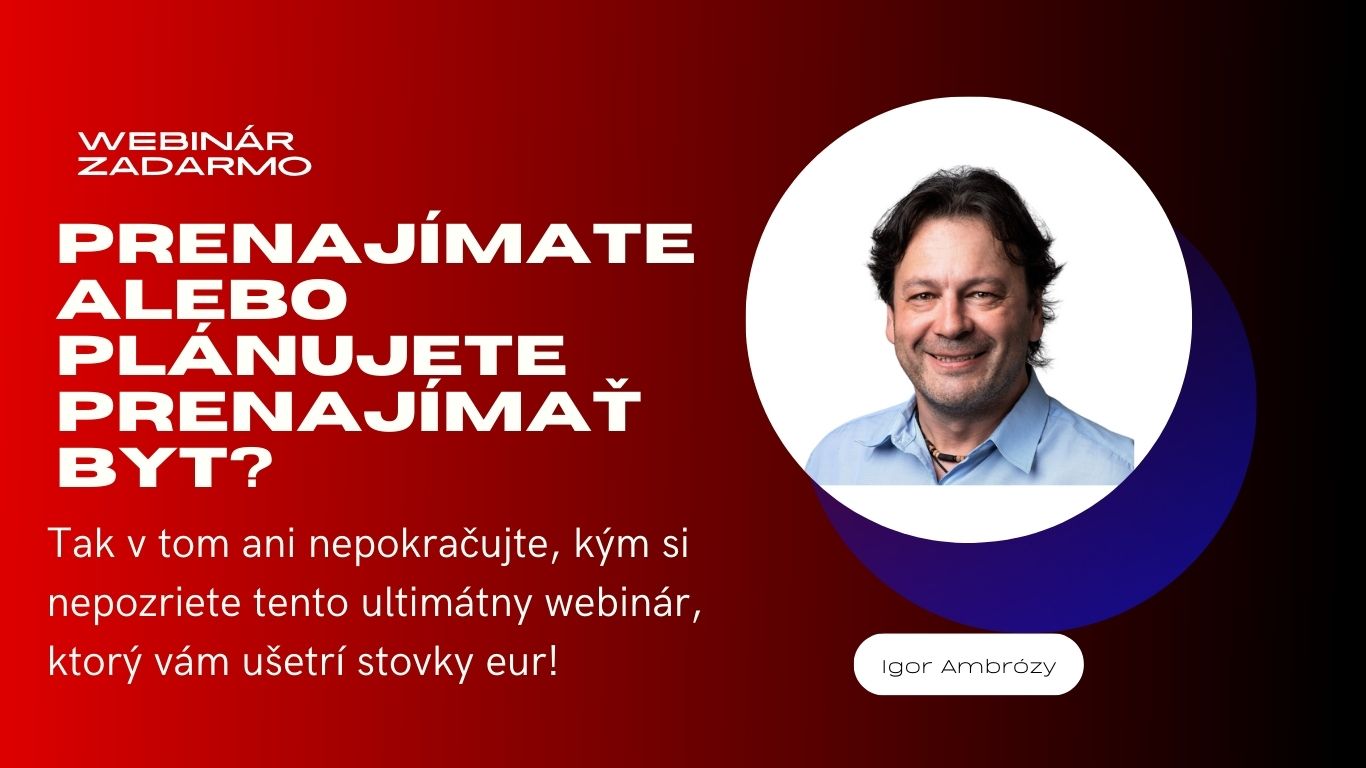 webinar prenajom