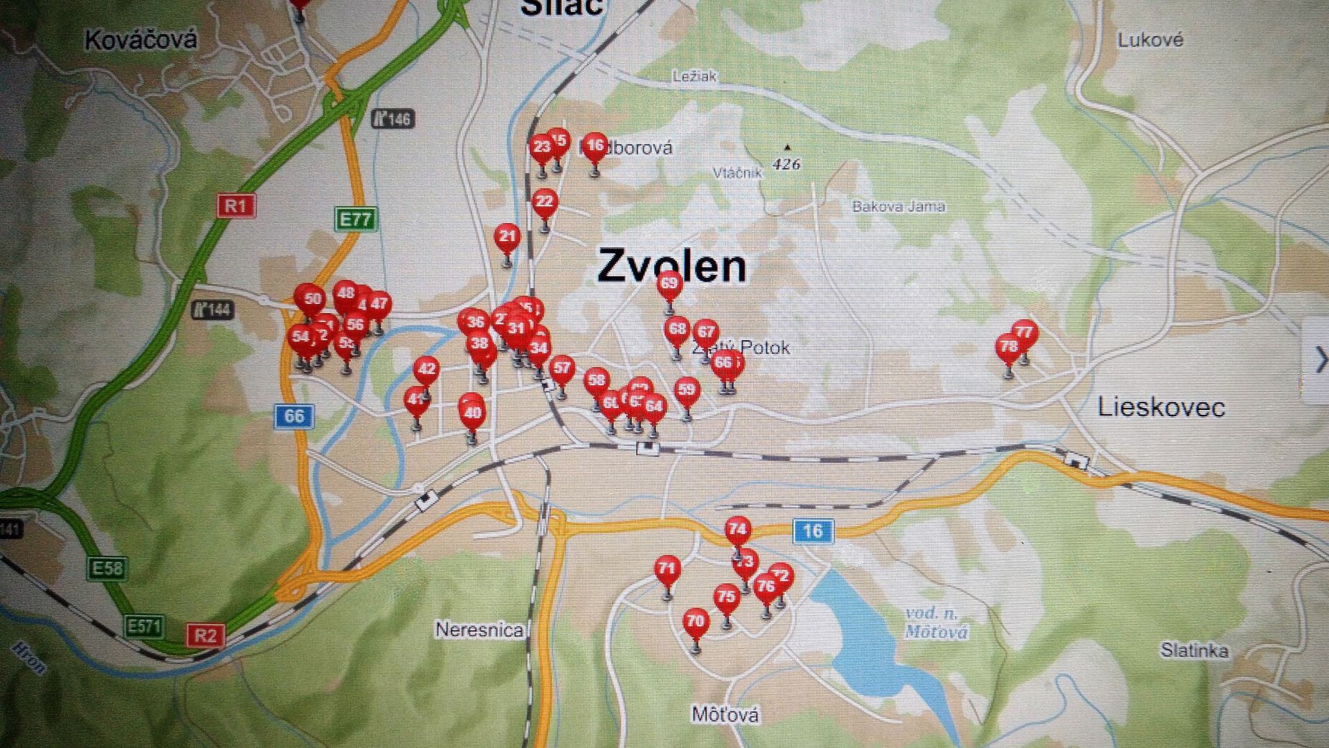 Mapa_Zvolen