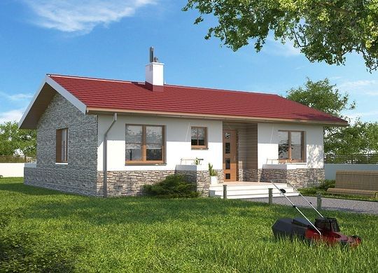 Novostavba 4+1 bungalovu 88m2 na kľúč s pozemkom 515 m2